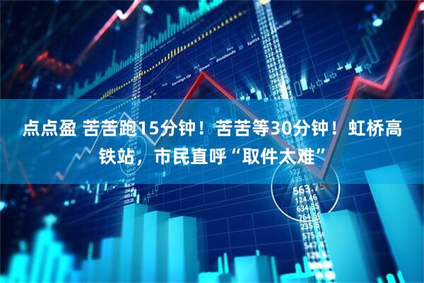 点点盈 苦苦跑15分钟！苦苦等30分钟！虹桥高铁站，市民直呼“取件太难”